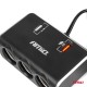Amio - ΑΝΤΑΠΤΟΡΑΣ ΑΝΑΠΤΗΡΑ 12/24V 120W ΨΗΦΙΑΚΟΣ ΜΑΥΡΟΣ/3 ΘΕΣΕΙΣ/2xUSB-A QC 3.0 ΜΕ ΚΑΛΩΔΙΟ 80cm - 1 Τεμ. (04364/AM) Amio - ΑΝΤΑΠΤΟΡΑΣ ΑΝΑΠΤΗΡΑ 12/24V 120W ΨΗΦΙΑΚΟΣ ΜΑΥΡΟΣ/3 ΘΕΣΕΙΣ/2xUSB-A QC 3.0 ΜΕ ΚΑΛΩΔΙΟ 80cm - 1 Τεμ. (04364/AM)