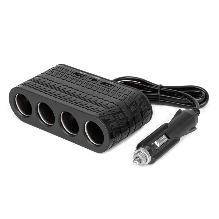 Amio - ΑΝΤΑΠΤΟΡΑΣ ΑΝΑΠΤΗΡΑ 12/24V 120W ΜΑΥΡΟΣ - 4 ΘΕΣΕΙΣ - 2xUSB-A + 1xUSB-C - ΚΑΛΩΔΙΟ 80cm - 1 Τεμ. (04367/AM) Amio - ΑΝΤΑΠΤΟΡΑΣ ΑΝΑΠΤΗΡΑ 12/24V 120W ΜΑΥΡΟΣ - 4 ΘΕΣΕΙΣ - 2xUSB-A + 1xUSB-C - ΚΑΛΩΔΙΟ 80cm - 1 Τεμ. (04367/AM)