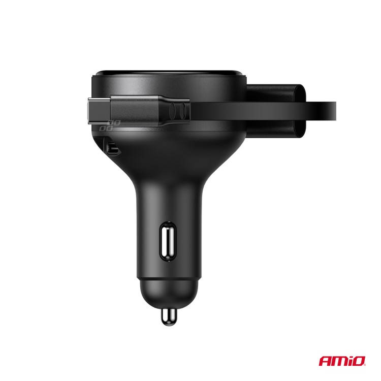 Amio - ΦΟΡΤΙΣΤΗΣ ΑΝΑΠΤΗΡΑ 12/24V ΜΕ 1ΘΥΡΑ USB-C 60W ΤΑΧΕΙΑΣ ΦΟΡΤΙΣΗΣ ΜΕ ΕΝΣΩΜΑΤΩΜΕΝΟ ΚΑΛΩΔΙΟ USB C+APPLE LIGHTING - 1 Τεμ. (04370/AM) Amio - ΦΟΡΤΙΣΤΗΣ ΑΝΑΠΤΗΡΑ 12/24V ΜΕ 1ΘΥΡΑ USB-C 60W ΤΑΧΕΙΑΣ ΦΟΡΤΙΣΗΣ ΜΕ ΕΝΣΩΜΑΤΩΜΕΝΟ ΚΑΛΩΔΙΟ USB C+APPLE LIGHTING - 1 Τεμ. (04370/AM)