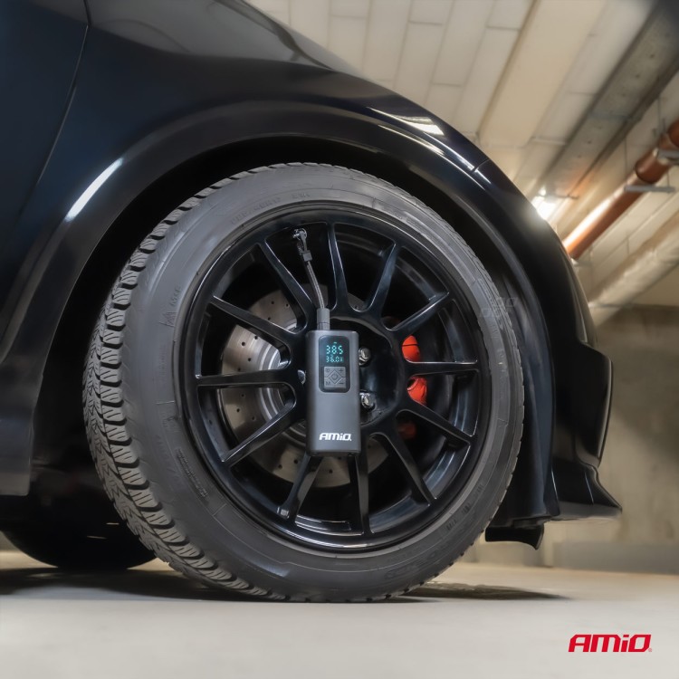 Amio - ΚΟΜΠΡΕΣΕΡ ΑΕΡΑ ΜΕ USB-C 10BAR 150PSI 20L/MIN 40W ΜΕ ΨΗΦΙΑΚΗ ΟΘΟΝΗ & ΦΑΚΟ LED 1ΤΕΜ. (04377/AM) Amio - ΚΟΜΠΡΕΣΕΡ ΑΕΡΑ ΜΕ USB-C 10BAR 150PSI 20L/MIN 40W ΜΕ ΨΗΦΙΑΚΗ ΟΘΟΝΗ & ΦΑΚΟ LED 1ΤΕΜ. (04377/AM)
