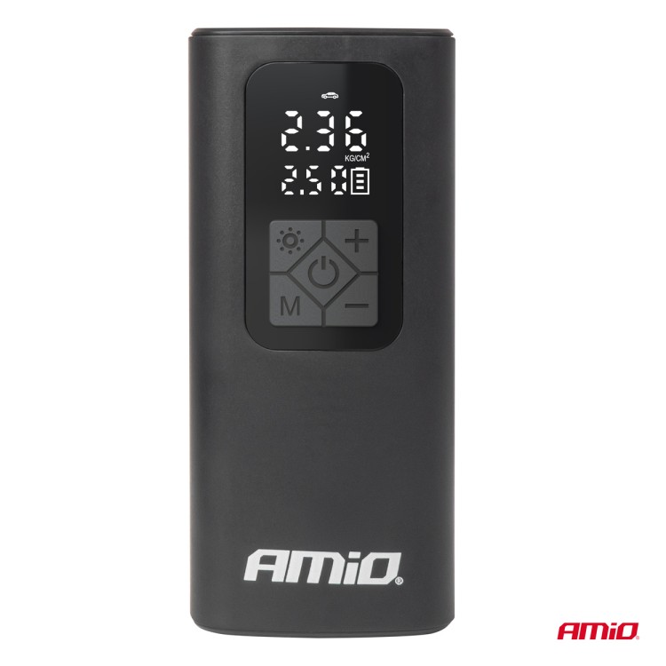 Amio - ΚΟΜΠΡΕΣΕΡ ΑΕΡΑ ΜΕ USB-C 10BAR 150PSI 20L/MIN 40W ΜΕ ΨΗΦΙΑΚΗ ΟΘΟΝΗ & ΦΑΚΟ LED 1ΤΕΜ. (04377/AM) Amio - ΚΟΜΠΡΕΣΕΡ ΑΕΡΑ ΜΕ USB-C 10BAR 150PSI 20L/MIN 40W ΜΕ ΨΗΦΙΑΚΗ ΟΘΟΝΗ & ΦΑΚΟ LED 1ΤΕΜ. (04377/AM)
