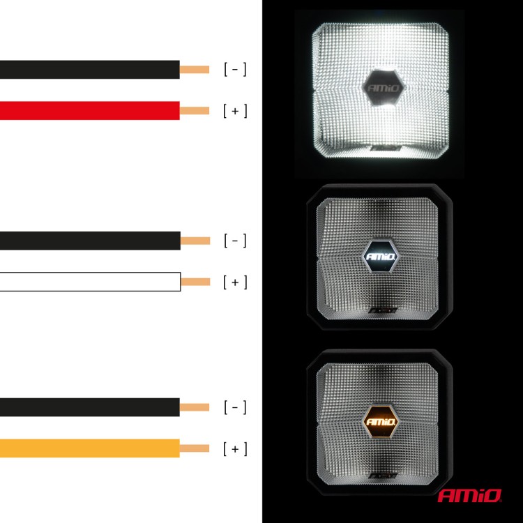 Amio - ΠΡΟΒΟΛΕΑΣ ΕΡΓΑΣΙΑΣ ΤΕΤΡΑΓΩΝΟΣ LED 30W 9>50V 3 ΧΡΗΣΕΩΝ ΛΕΥΚΟ/ΠΟΡΤΟΚΑΛΙ ΦΩΣ 110x110x52mm - 1 Τεμ. (04394/AM) Amio - ΠΡΟΒΟΛΕΑΣ ΕΡΓΑΣΙΑΣ ΤΕΤΡΑΓΩΝΟΣ LED 30W 9>50V 3 ΧΡΗΣΕΩΝ ΛΕΥΚΟ/ΠΟΡΤΟΚΑΛΙ ΦΩΣ 110x110x52mm - 1 Τεμ. (04394/AM)