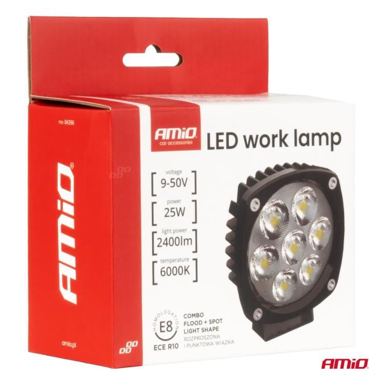 Amio - ΠΡΟΒΟΛΕΑΣ ΕΡΓΑΣΙΑΣ LED 21W 9>50V 3 ΧΡΗΣΕΩΝ ΛΕΥΚΟ ΦΩΣ 108x108x48mm - 1 Τεμ. (04396/AM) Amio - ΠΡΟΒΟΛΕΑΣ ΕΡΓΑΣΙΑΣ LED 21W 9>50V 3 ΧΡΗΣΕΩΝ ΛΕΥΚΟ ΦΩΣ 108x108x48mm - 1 Τεμ. (04396/AM)