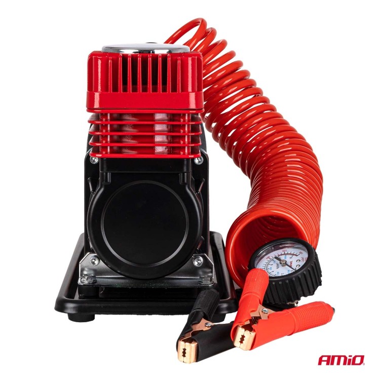 Amio – Κομπρεσέρ Αέρα Αυτοκινήτου Heavy Duty ACOMP-24 12V 600W 160l/min έως 10bar με Βαλίτσα & Ακροφύσια για Γρήγορο Φούσκωμα – 1 Τεμ. (04398/AM) Amio – Κομπρεσέρ Αέρα Αυτοκινήτου Heavy Duty ACOMP-24 12V 600W 160l/min έως 10bar με Βαλίτσα & Ακροφύσια για Γρήγορο Φούσκωμα – 1 Τεμ. (04398/AM)