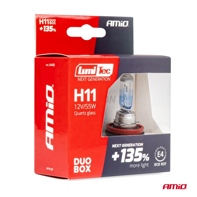 H11 12V PGJ19-2 55W LumiTec NEXT GENERATION +135%  2ΤΕΜ.