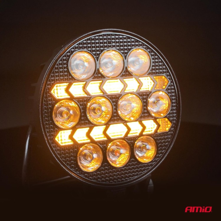Amio - Προβολέας Εργασίας LED AWL76 45W 3000lm 6500K με Λευκό + Κίτρινο φώς προειδοποίησης 9/36V - 1 τεμ. (04420/AM) Amio - Προβολέας Εργασίας LED AWL76 45W 3000lm 6500K με Λευκό + Κίτρινο φώς προειδοποίησης 9/36V - 1 τεμ. (04420/AM)