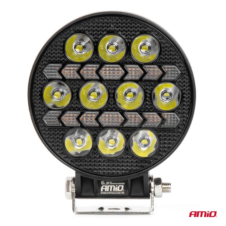 Amio - Προβολέας Εργασίας LED AWL76 45W 3000lm 6500K με Λευκό + Κίτρινο φώς προειδοποίησης 9/36V - 1 τεμ. (04420/AM) Amio - Προβολέας Εργασίας LED AWL76 45W 3000lm 6500K με Λευκό + Κίτρινο φώς προειδοποίησης 9/36V - 1 τεμ. (04420/AM)