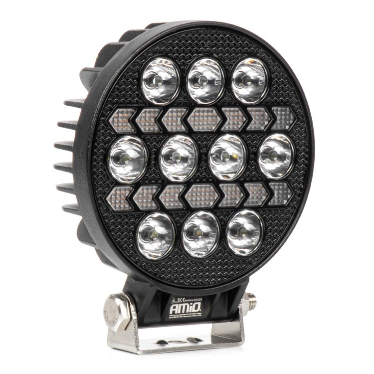 Amio - Προβολέας Εργασίας LED AWL76 45W 3000lm 6500K με Λευκό + Κίτρινο φώς προειδοποίησης 9/36V - 1 τεμ. (04420/AM) Amio - Προβολέας Εργασίας LED AWL76 45W 3000lm 6500K με Λευκό + Κίτρινο φώς προειδοποίησης 9/36V - 1 τεμ. (04420/AM)