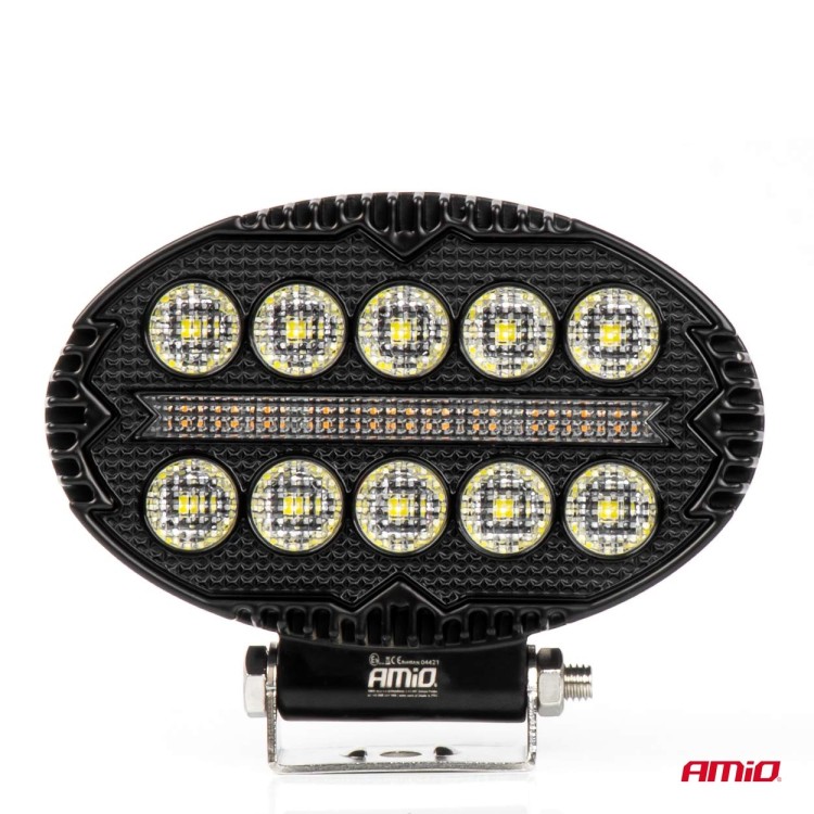 Amio - Προβολέας Εργασίας LED AWL77 45W 3000lm 6500K με Λευκό + Κίτρινο φώς προειδοποίησης 9/36V - 1 τεμ. (04421/AM) Amio - Προβολέας Εργασίας LED AWL77 45W 3000lm 6500K με Λευκό + Κίτρινο φώς προειδοποίησης 9/36V - 1 τεμ. (04421/AM)