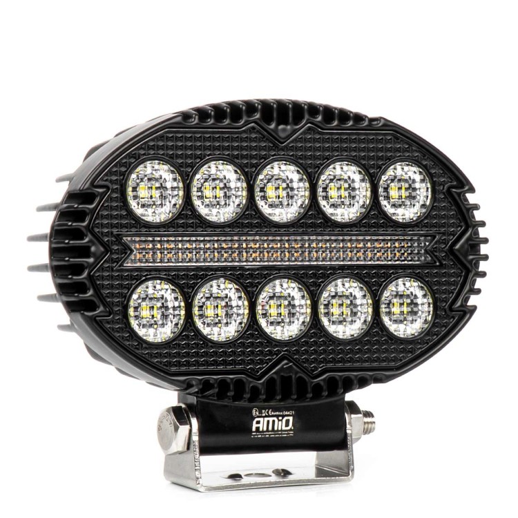 Amio - Προβολέας Εργασίας LED AWL77 45W 3000lm 6500K με Λευκό + Κίτρινο φώς προειδοποίησης 9/36V - 1 τεμ. (04421/AM) Amio - Προβολέας Εργασίας LED AWL77 45W 3000lm 6500K με Λευκό + Κίτρινο φώς προειδοποίησης 9/36V - 1 τεμ. (04421/AM)