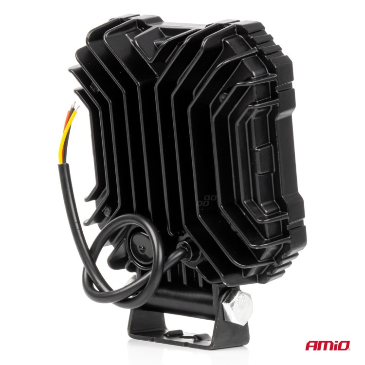 Amio - Προβολέας Εργασίας LED AWL82 FLOOD 48W 3600lm 6500K με σταθερή Κίτρινη LED μπάρα – 9–36V - 1 τεμ. (04426/AM) Amio - Προβολέας Εργασίας LED AWL82 FLOOD 48W 3600lm 6500K με σταθερή Κίτρινη LED μπάρα – 9–36V - 1 τεμ. (04426/AM)