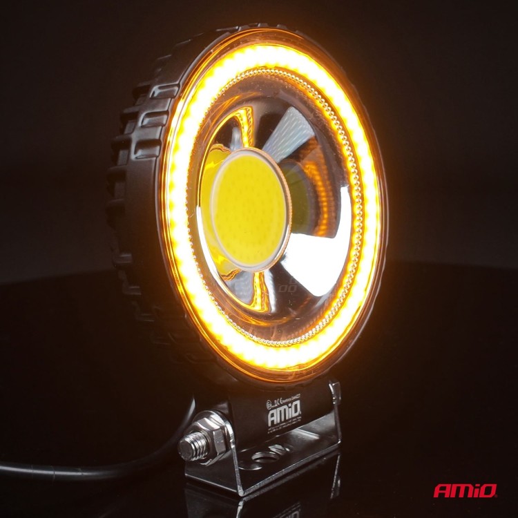 Amio - Προβολέας Εργασίας LED AWL83 FLOOD 48W 3600lm 6500K με σταθερή Κίτρινη LED μπάρα - 1 τεμ. (04427/AM) Amio - Προβολέας Εργασίας LED AWL83 FLOOD 48W 3600lm 6500K με σταθερή Κίτρινη LED μπάρα - 1 τεμ. (04427/AM)
