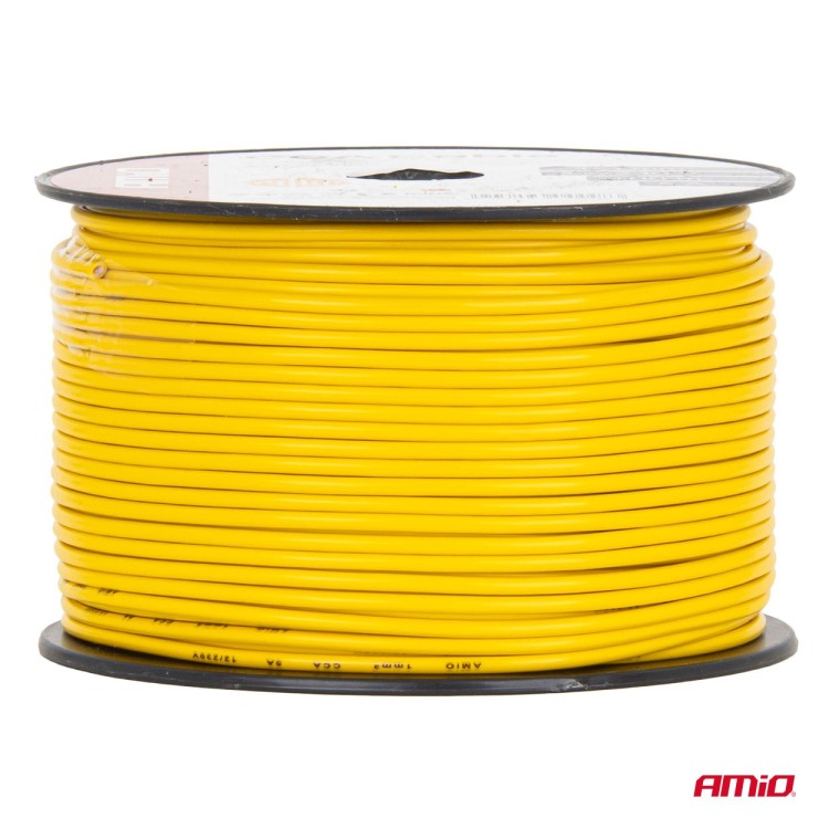 Amio - Μονόκλωνο Καλώδιο Εγκατάστασης CCA 1×1mm² 100m – 5A / 12-230V - 1 τεμ. (04448/AM) Amio - Μονόκλωνο Καλώδιο Εγκατάστασης CCA 1×1mm² 100m – 5A / 12-230V - 1 τεμ. (04448/AM)