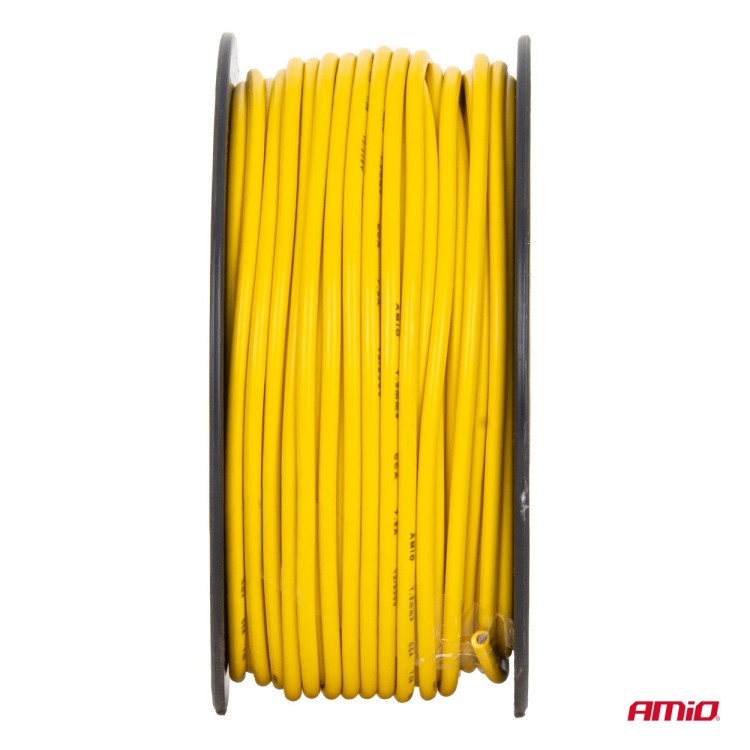Amio - Μονόκλωνο Καλώδιο Εγκατάστασης CCA 1×1,5mm² 50m – 7,5A / 12-230V - 1 τεμ. (04449/AM) Amio - Μονόκλωνο Καλώδιο Εγκατάστασης CCA 1×1,5mm² 50m – 7,5A / 12-230V - 1 τεμ. (04449/AM)