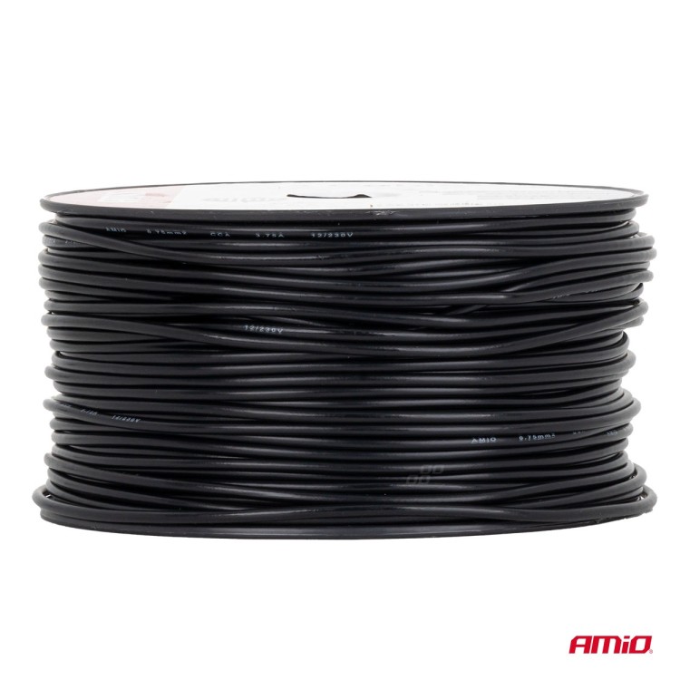Amio - Μονόκλωνο Καλώδιο Εγκατάστασης CCA 1×0,75mm² 100m – 12/230V - 1 τεμ. (04453/AM) Amio - Μονόκλωνο Καλώδιο Εγκατάστασης CCA 1×0,75mm² 100m – 12/230V - 1 τεμ. (04453/AM)