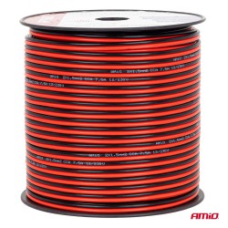Amio - Δίδυμο Καλώδιο Ηχείων CCA 2×1,5mm² 100m - 1 τεμ. (04459/AM)