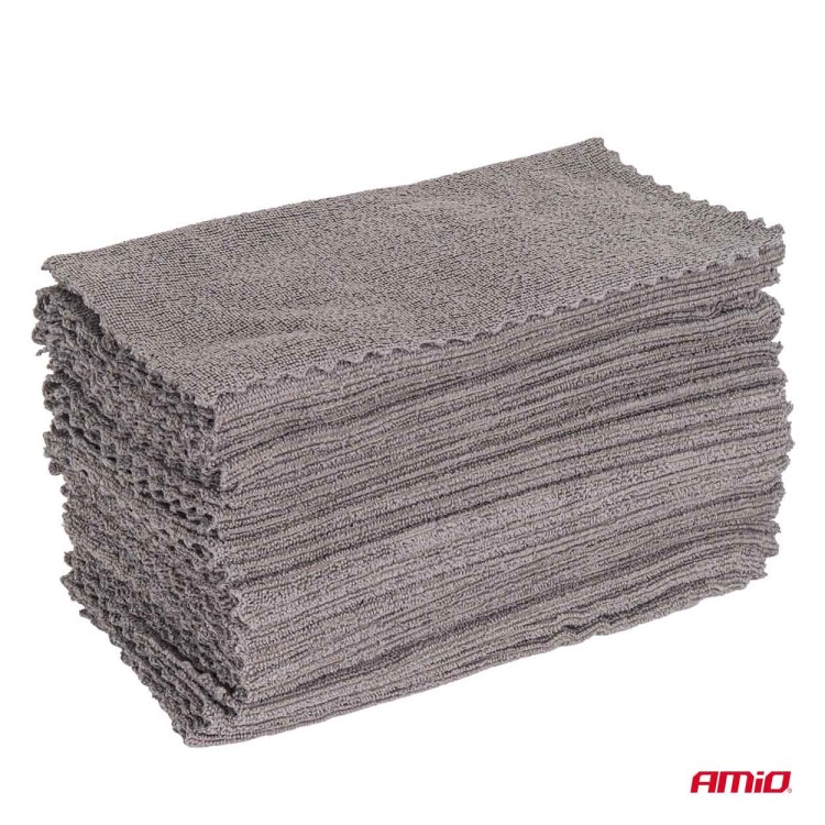 Amio - Σετ Πανιά Μικροϊνών (Microfiber) διαστάσεων 30x30cm με πυκνότητα 210g/m² σε συσκευασία 50 τεμαχίων για Επιβατικά Αυτοκίνητα και Οικιακή Χρήση - 50 τεμ. (04492/AM) Amio - Σετ Πανιά Μικροϊνών (Microfiber) διαστάσεων 30x30cm με πυκνότητα 210g/m² σε συσκευασία 50 τεμαχίων για Επιβατικά Αυτοκίνητα και Οικιακή Χρήση - 50 τεμ. (04492/AM)