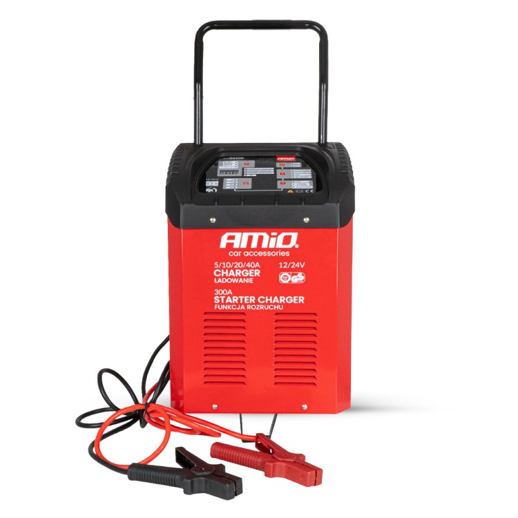 Amio - ΕΚΚΙΝΗΤΗΣ /ΦΟΡΤΙΣΤΗΣ ΜΠΑΤΑΡΙΑΣ 40A (300A STARTER) 12/24V ΓΙΑ ΜΠΑΤΑΡΙΕΣ 20-600Ah - AMIO (04500/AM) Amio - ΕΚΚΙΝΗΤΗΣ /ΦΟΡΤΙΣΤΗΣ ΜΠΑΤΑΡΙΑΣ 40A (300A STARTER) 12/24V ΓΙΑ ΜΠΑΤΑΡΙΕΣ 20-600Ah - AMIO (04500/AM)