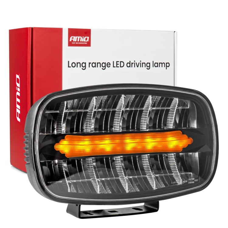Amio - Προβολέας Εργασίας LED Oval με Ενσωματωμένο Φλας 109W 7000lm 9/36V για Φορτηγά Γεωργικά Μηχανήματα και Off-Road Οχήματα - 1 τεμ. (04535/AM) Amio - Προβολέας Εργασίας LED Oval με Ενσωματωμένο Φλας 109W 7000lm 9/36V για Φορτηγά Γεωργικά Μηχανήματα και Off-Road Οχήματα - 1 τεμ. (04535/AM)