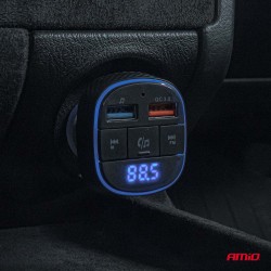 Amio - FM Transmitter Αναπτήρα τύπου FMT01 τάση λειτουργίας για Επιβατικά Αυτοκίνητα και Φορτηγά με 2xUSB Type-A για Επιβατικά Αυτοκίνητα και Φορτηγά - 1 τεμ. (04648/AM) Amio - FM Transmitter Αναπτήρα τύπου FMT01 τάση λειτουργίας για Επιβατικά Αυτοκίνητα και Φορτηγά με 2xUSB Type-A για Επιβατικά Αυτοκίνητα και Φορτηγά - 1 τεμ. (04648/AM)