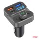 Amio - FM Transmitter Αναπτήρα τύπου FMT02 τάση λειτουργίας 12-24V με 2xUSB Type-A και 1xUSB Type-C για Επιβατικά Αυτοκίνητα και Φορτηγά - 1 τεμ. (04649/AM)