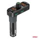 Amio - FM Transmitter Αναπτήρα τύπου FMT06 τάση λειτουργίας 12-24V με 2xUSB Type-A, 1xUSB Type-C και υποδοχή microSD για Επιβατικά Αυτοκίνητα και Φορτηγά - 1 τεμ. (04653/AM)
