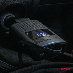 Amio - FM Transmitter Αυτοκινήτου 12/24V με 1xUSB Type-A, 1xUSB Type-C και Ενσωματωμένο Καλώδιο Φόρτισης Type-C - 1 τεμ. (04656/AM) Amio - FM Transmitter Αυτοκινήτου 12/24V με 1xUSB Type-A, 1xUSB Type-C και Ενσωματωμένο Καλώδιο Φόρτισης Type-C - 1 τεμ. (04656/AM)