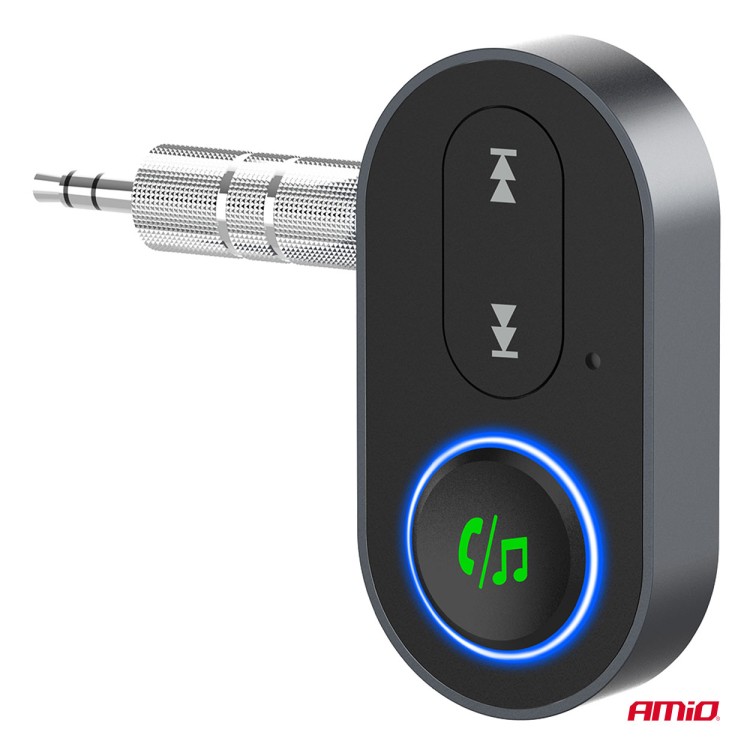 Amio - Bluetooth Δέκτης (Receiver) για Ασύρματη Μετάδοση Ήχου με υποδοχή Mini Jack 3.5mm για Αυτοκίνητα και Ηχοσυστήματα - 1 τεμ. (04658/AM) Amio - Bluetooth Δέκτης (Receiver) για Ασύρματη Μετάδοση Ήχου με υποδοχή Mini Jack 3.5mm για Αυτοκίνητα και Ηχοσυστήματα - 1 τεμ. (04658/AM)
