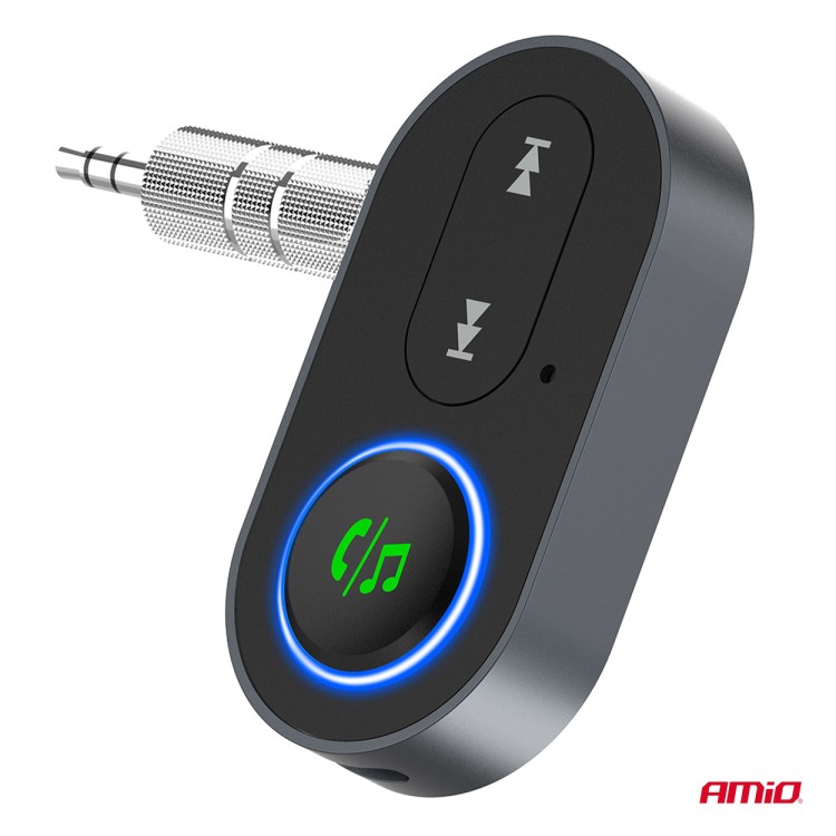Amio - Bluetooth Δέκτης (Receiver) για Ασύρματη Μετάδοση Ήχου με υποδοχή Mini Jack 3.5mm για Αυτοκίνητα και Ηχοσυστήματα - 1 τεμ. (04658/AM) Amio - Bluetooth Δέκτης (Receiver) για Ασύρματη Μετάδοση Ήχου με υποδοχή Mini Jack 3.5mm για Αυτοκίνητα και Ηχοσυστήματα - 1 τεμ. (04658/AM)