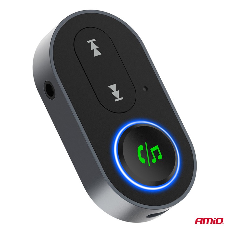 Amio - Bluetooth Δέκτης (Receiver) για Ασύρματη Μετάδοση Ήχου με υποδοχή Mini Jack 3.5mm για Αυτοκίνητα και Ηχοσυστήματα - 1 τεμ. (04658/AM) Amio - Bluetooth Δέκτης (Receiver) για Ασύρματη Μετάδοση Ήχου με υποδοχή Mini Jack 3.5mm για Αυτοκίνητα και Ηχοσυστήματα - 1 τεμ. (04658/AM)
