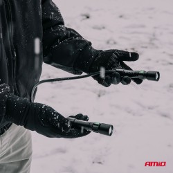 Amio - Φακοί Εργασίας Χειρός τύπου 2xP50 LED χωρητικότητα μπαταρίας 500mAh - 2 τεμ. (04671/AM)