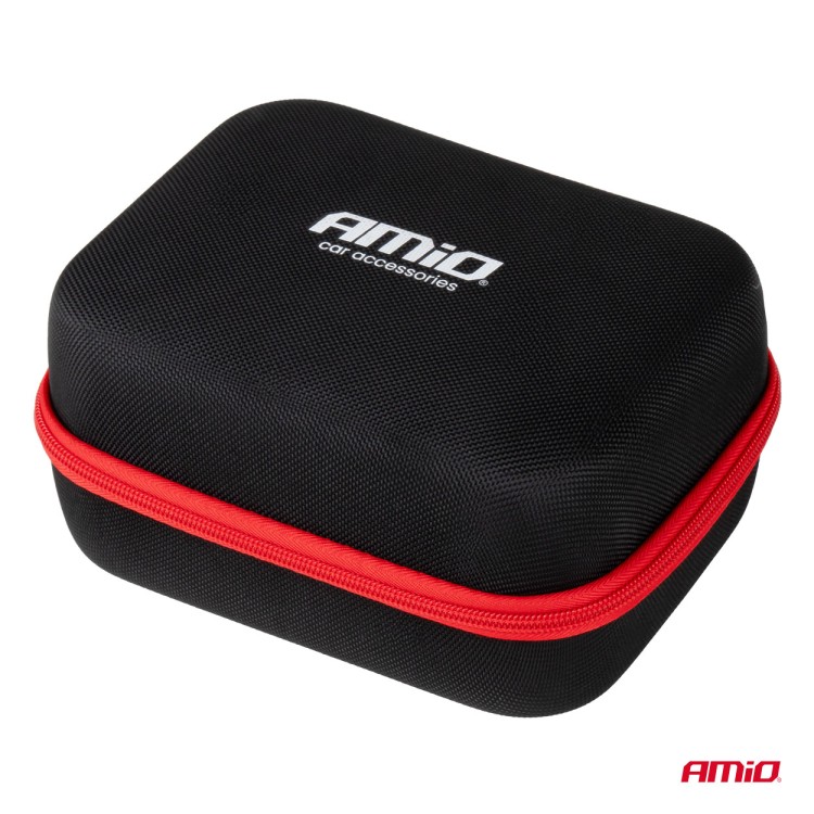 Amio - Φορητός Εκκινητής Μπαταρίας (Jump Starter) Mini με ενσωματωμένο Κομπρεσέρ Αέρα, Powerbank και Φακό LED τάση λειτουργίας 12V με χωρητικότητα 7,2Ah και μέγιστο ρεύμα εκκίνησης 600A για Επιβατικά Αυτοκίνητα - 1 τεμ. (04675/AM) Amio - Φορητός Εκκινητής Μπαταρίας (Jump Starter) Mini με ενσωματωμένο Κομπρεσέρ Αέρα, Powerbank και Φακό LED τάση λειτουργίας 12V με χωρητικότητα 7,2Ah και μέγιστο ρεύμα εκκίνησης 600A για Επιβατικά Αυτοκίνητα - 1 τεμ. (04675/AM)