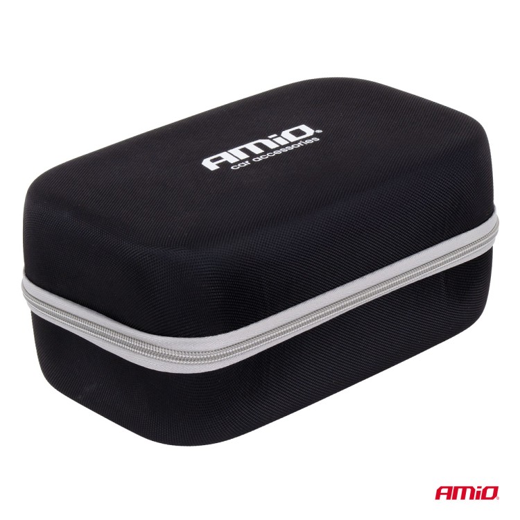 Amio - Φορητός Εκκινητής Μπαταρίας (Jump Starter) 4 σε 1 με ενσωματωμένο Κομπρεσέρ Αέρα, Powerbank και Φακό LED τάση λειτουργίας 12V με χωρητικότητα 12Ah και μέγιστο ρεύμα εκκίνησης 1600A για Επιβατικά Αυτοκίνητα - 1 τεμ. (04677/AM) Amio - Φορητός Εκκινητής Μπαταρίας (Jump Starter) 4 σε 1 με ενσωματωμένο Κομπρεσέρ Αέρα, Powerbank και Φακό LED τάση λειτουργίας 12V με χωρητικότητα 12Ah και μέγιστο ρεύμα εκκίνησης 1600A για Επιβατικά Αυτοκίνητα - 1 τεμ. (04677/AM)