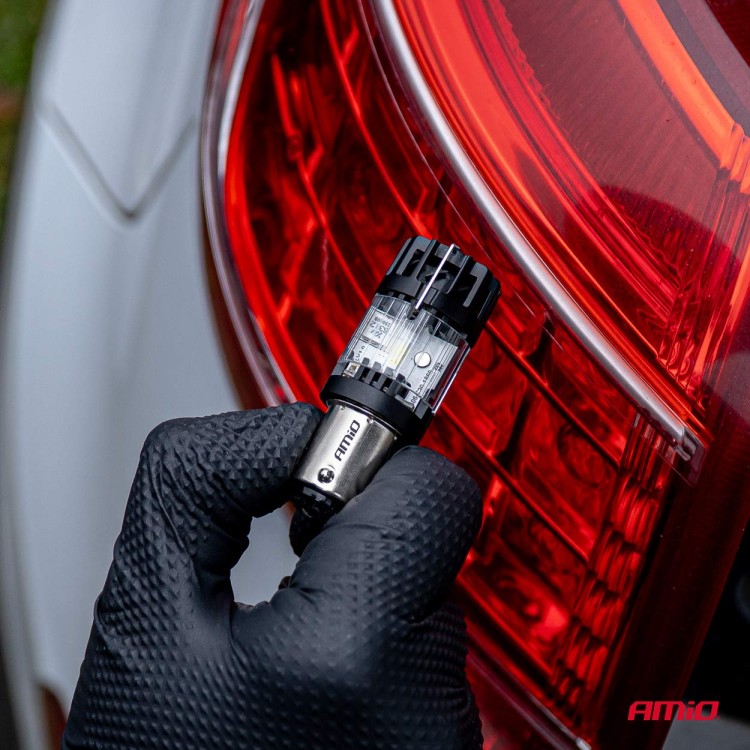 Amio - Λαμπτήρες LED τύπου P21W βάση BA15s τάση λειτουργίας 12V απόδοσης 66W (4800lm) LumiTec Series FULL CANBUS Μονοπολικό CSP 6500K Plug & Play για Επιβατικά Αυτοκίνητα - 2 τεμ. (04688/AM) Amio - Λαμπτήρες LED τύπου P21W βάση BA15s τάση λειτουργίας 12V απόδοσης 66W (4800lm) LumiTec Series FULL CANBUS Μονοπολικό CSP 6500K Plug & Play για Επιβατικά Αυτοκίνητα - 2 τεμ. (04688/AM)