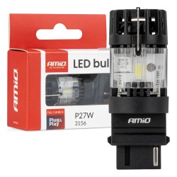 Amio – LED CSP P27W 3156 Καρφωτό 12V 66W 4800lm 6500K Full CANBUS για Όπισθεν & Ισχυρό Φως – 1 Τεμ. (04690/AM) Amio – LED CSP P27W 3156 Καρφωτό 12V 66W 4800lm 6500K Full CANBUS για Όπισθεν & Ισχυρό Φως – 1 Τεμ. (04690/AM)