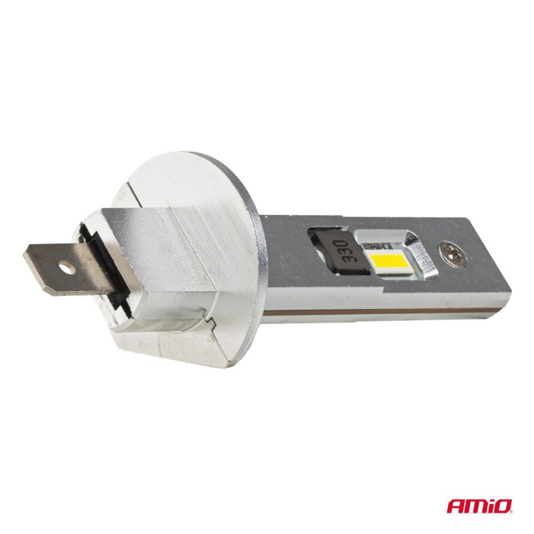 Amio - Λαμπτήρες LED Φώτων Εμπρός τύπου H1 βάση P14.5s τάση λειτουργίας 12V απόδοσης 20W (2920lm) Series H25 CANBUS 6000K για Επιβατικά Αυτοκίνητα - 2 τεμ. (04709/AM) Amio - Λαμπτήρες LED Φώτων Εμπρός τύπου H1 βάση P14.5s τάση λειτουργίας 12V απόδοσης 20W (2920lm) Series H25 CANBUS 6000K για Επιβατικά Αυτοκίνητα - 2 τεμ. (04709/AM)