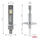 Amio - Λαμπτήρες LED Φώτων Εμπρός τύπου H1 βάση P14.5s τάση λειτουργίας 12V απόδοσης 20W (2920lm) Series H25 CANBUS 6000K για Επιβατικά Αυτοκίνητα - 2 τεμ. (04709/AM) Amio - Λαμπτήρες LED Φώτων Εμπρός τύπου H1 βάση P14.5s τάση λειτουργίας 12V απόδοσης 20W (2920lm) Series H25 CANBUS 6000K για Επιβατικά Αυτοκίνητα - 2 τεμ. (04709/AM)