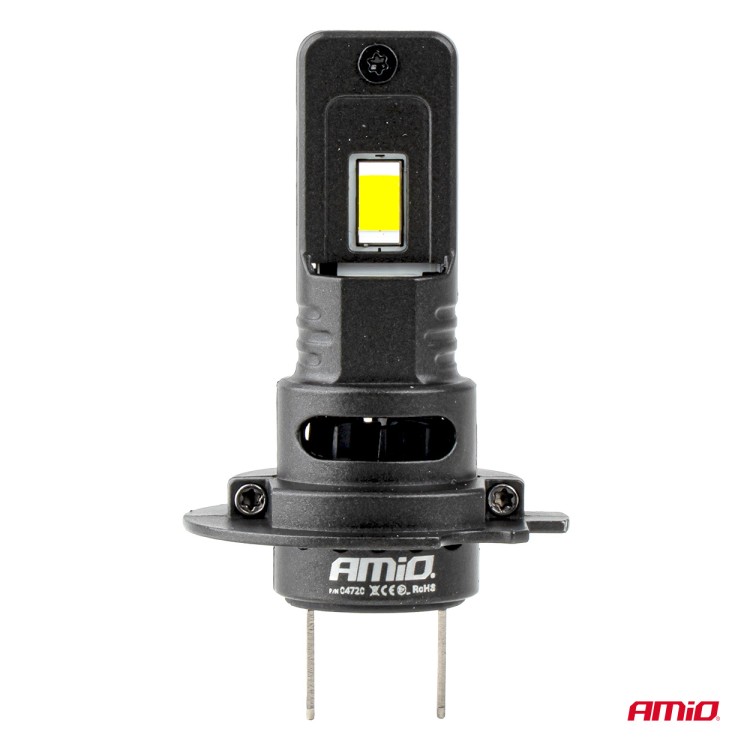 Amio - Λαμπτήρες LED F25 PRO Black Edition H7 68W 12-24V Full CAN Bus με Φωτεινότητα 7646lm σε Ψυχρό Λευκό 6000K για Επιβατικά Αυτοκίνητα & Φορτηγά - Σετ 2 τεμ. (04720/AM) Amio - Λαμπτήρες LED F25 PRO Black Edition H7 68W 12-24V Full CAN Bus με Φωτεινότητα 7646lm σε Ψυχρό Λευκό 6000K για Επιβατικά Αυτοκίνητα & Φορτηγά - Σετ 2 τεμ. (04720/AM)