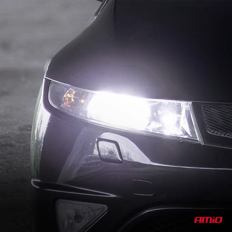 Amio - Λαμπτήρες LED F25 PRO Black Edition H7 68W 12-24V Full CAN Bus με Φωτεινότητα 7646lm σε Ψυχρό Λευκό 6000K για Επιβατικά Αυτοκίνητα & Φορτηγά - Σετ 2 τεμ. (04720/AM) Amio - Λαμπτήρες LED F25 PRO Black Edition H7 68W 12-24V Full CAN Bus με Φωτεινότητα 7646lm σε Ψυχρό Λευκό 6000K για Επιβατικά Αυτοκίνητα & Φορτηγά - Σετ 2 τεμ. (04720/AM)