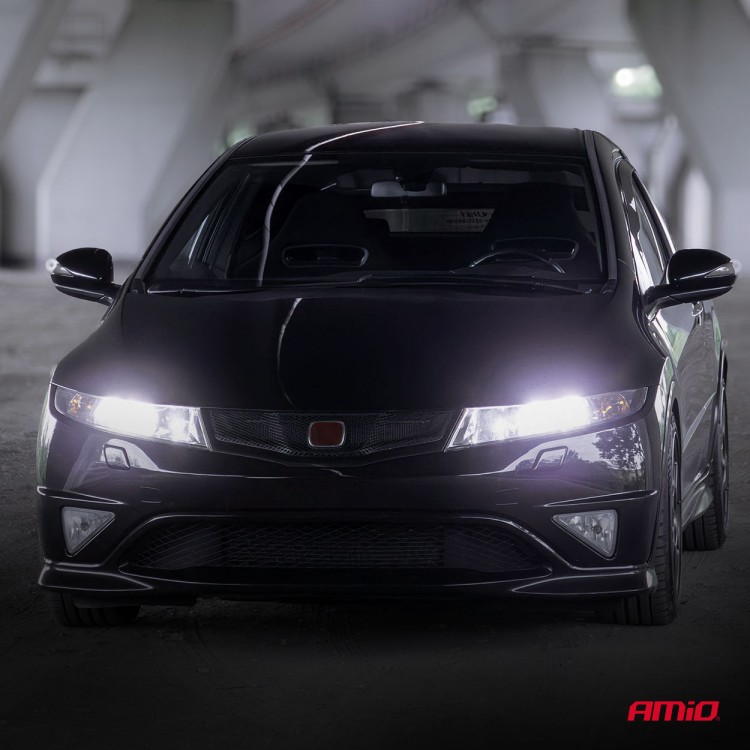 Amio - Λαμπτήρες LED F25 PRO Black Edition HB4 (9006) 68W 12-24V Full CAN Bus με Φωτεινότητα 7646lm σε Ψυχρό Λευκό 6000K για Επιβατικά Αυτοκίνητα & Φορτηγά - Σετ 2 τεμ. (04723/AM) Amio - Λαμπτήρες LED F25 PRO Black Edition HB4 (9006) 68W 12-24V Full CAN Bus με Φωτεινότητα 7646lm σε Ψυχρό Λευκό 6000K για Επιβατικά Αυτοκίνητα & Φορτηγά - Σετ 2 τεμ. (04723/AM)