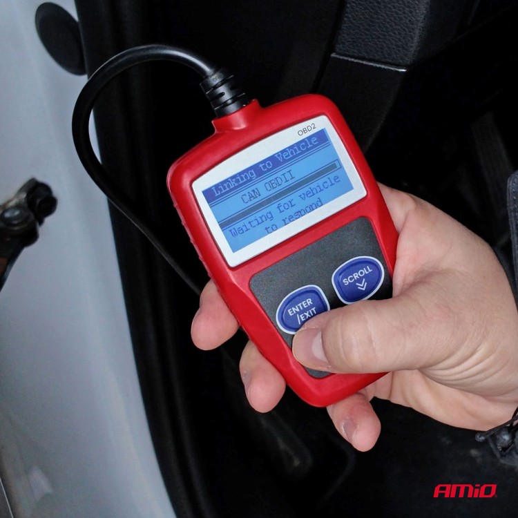 Amio - Διαγνωστικό Αυτοκινήτου OBD 2 τύπου V300 τάση λειτουργίας 8-18V με οθόνη LCD 128x64 pixels για Επιβατικά Αυτοκίνητα - 1 τεμ. (04729/AM) Amio - Διαγνωστικό Αυτοκινήτου OBD 2 τύπου V300 τάση λειτουργίας 8-18V με οθόνη LCD 128x64 pixels για Επιβατικά Αυτοκίνητα - 1 τεμ. (04729/AM)