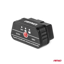 Amio - Διαγνωστικό Αυτοκινήτου OBD 2 τύπου ELM327 Bluetooth PIC25K80 τάση λειτουργίας 12V με ασύρματη σύνδεση για Επιβατικά Αυτοκίνητα - 1 τεμ. (04731/AM) Amio - Διαγνωστικό Αυτοκινήτου OBD 2 τύπου ELM327 Bluetooth PIC25K80 τάση λειτουργίας 12V με ασύρματη σύνδεση για Επιβατικά Αυτοκίνητα - 1 τεμ. (04731/AM)