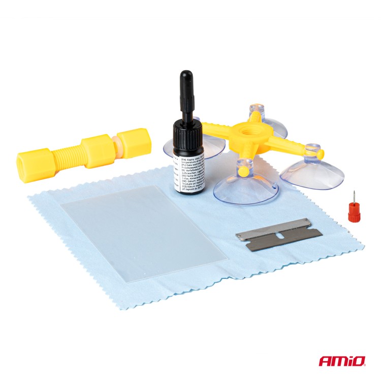 Amio – Kit Επισκευής Παρμπρίζ & Τζαμιών με Ρητίνη Heavy Duty για Ασφαλή Εγκατάσταση & Καθημερινή Χρήση – 1 Κιτ (04792/AM) Amio – Kit Επισκευής Παρμπρίζ & Τζαμιών με Ρητίνη Heavy Duty για Ασφαλή Εγκατάσταση & Καθημερινή Χρήση – 1 Κιτ (04792/AM)