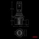 AMiO - Λάμπες LED F26 Pro Series HIR2 9012 12/24V 68W 2900-3550lm 6.000K Full Can-Bus Plug&Play - 2 Τεμ. (04876/AM) AMiO - Λάμπες LED F26 Pro Series HIR2 9012 12/24V 68W 2900-3550lm 6.000K Full Can-Bus Plug&Play - 2 Τεμ. (04876/AM)
