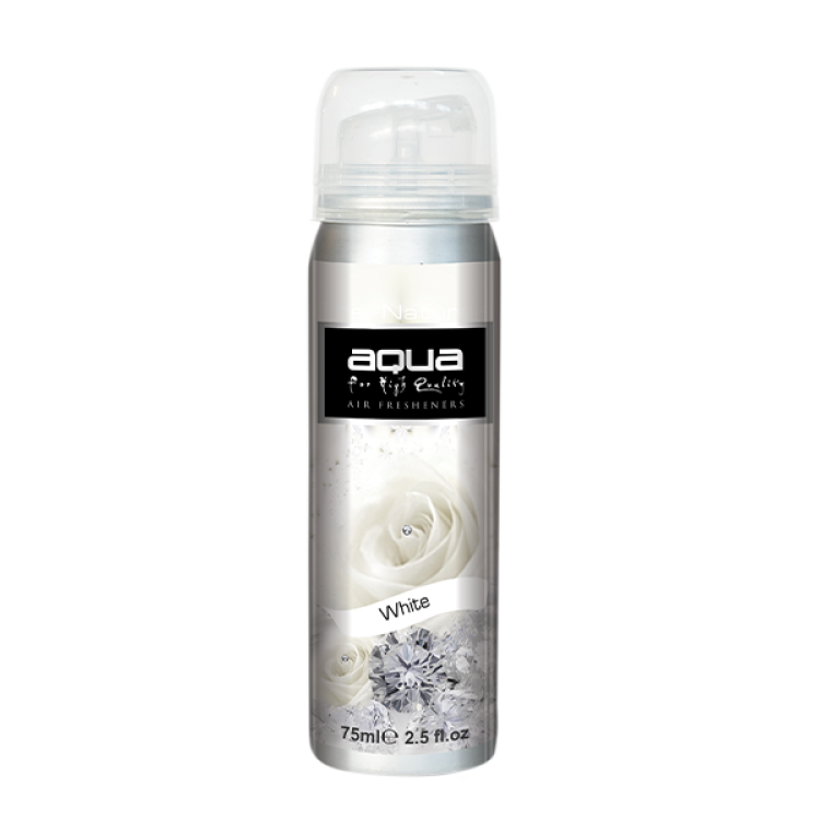 ΑΡΩΜΑΤΙΚΟ ΑΥΤΟΚΙΝΗΤΟΥ ΣΕ ΣΠΡΕΙ (SPRAY)  ΜΕ ΑΡΩΜΑ WHITE MUSK FLOWERS SERIES 75ml AQUA - 1 TEM.