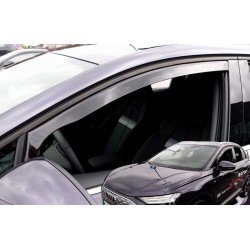 ΑΝΕΜΟΘΡΑΥΣΤΕΣ ΓΙΑ AUDI Q4 E-TRON 5D 2021+  ΑΥΤΟΚΙΝΗΤΟΥ ΑΠΟ ΕΥΚΑΜΠΤΟ ΦΙΜΕ ΠΛΑΣΤΙΚΟ HEKO - 2 ΤΕΜ.