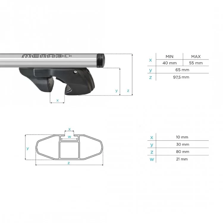 ΜΠΑΡΕΣ ΟΡΟΦΗΣ ΑΛΟΥΜΙΝΙΟΥ JACKSON SILVER 120 cm ΣΕ ΑΣΗΜΙ ΧΡΩΜΑ ΓΙΑ ΟΡΟΦΗ ΜΕ RAISED RAILS MENABO - 2 ΤΕΜ. ΜΠΑΡΕΣ ΟΡΟΦΗΣ ΑΛΟΥΜΙΝΙΟΥ JACKSON SILVER 120 cm ΣΕ ΑΣΗΜΙ ΧΡΩΜΑ ΓΙΑ ΟΡΟΦΗ ΜΕ RAISED RAILS MENABO - 2 ΤΕΜ.