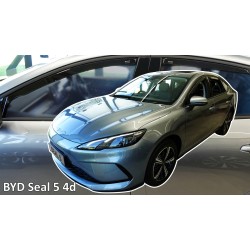 Heko - Ανεμοθραύστες για Byd Seal 5 4 Doors 2025+ Σετ Αυτοκινήτου Απο Εύκαμπτο Φιμέ Πλαστικό - 4 τεμ. (ΑΝΕΜ.SET11315)