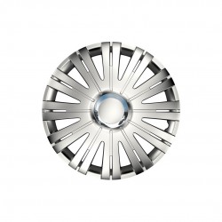 Amio - Τάσι τροχού (Hubcap) RC Active 14'' σε Ασημί χρώμα με διάμετρο σήματος 7.5cm - 1 Τεμ. (11532/AM)