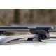 MENABO ΜΠΑΡΕΣ ΟΡΟΦΗΣ ΑΛΟΥΜΙΝΙΟΥ SHERMAN BLACK 120 cm ΣΕ ΜΑΥΡΟ ΧΡΩΜΑ ΓΙΑ Opel Vectra B Station Wagon 5 doors 1995>2002 ΜΕ RAISED RAILS (Παράλληλες Μπάρες με Κενό) - 2 ΤΕΜ. (12280/MB)